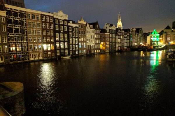 My morning arrival in Amsterdam