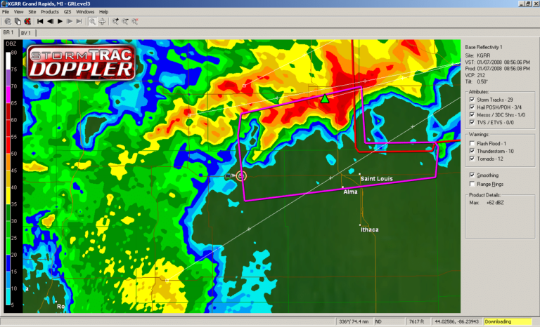 Rare Michigan tornado warning in January