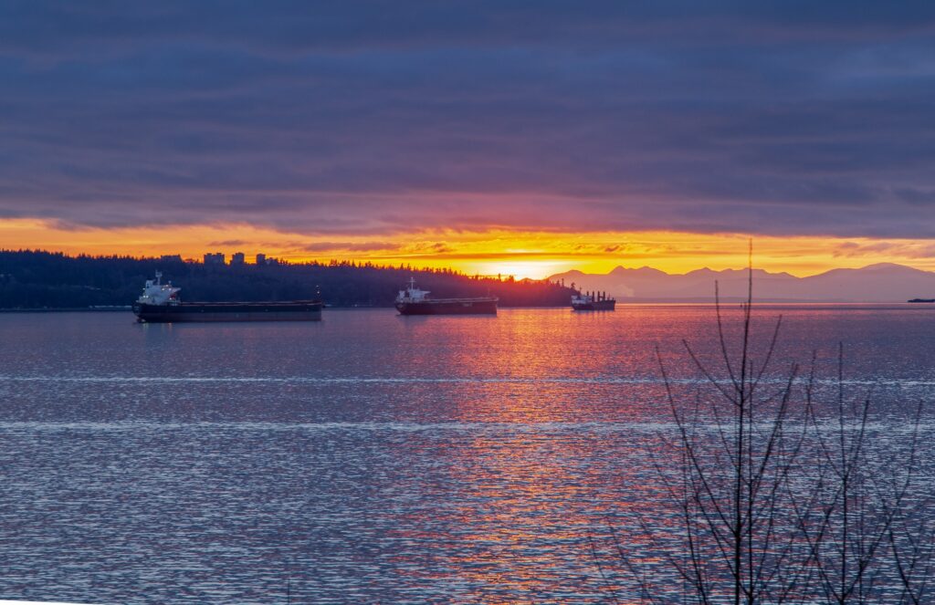 Sunset in Vancouver