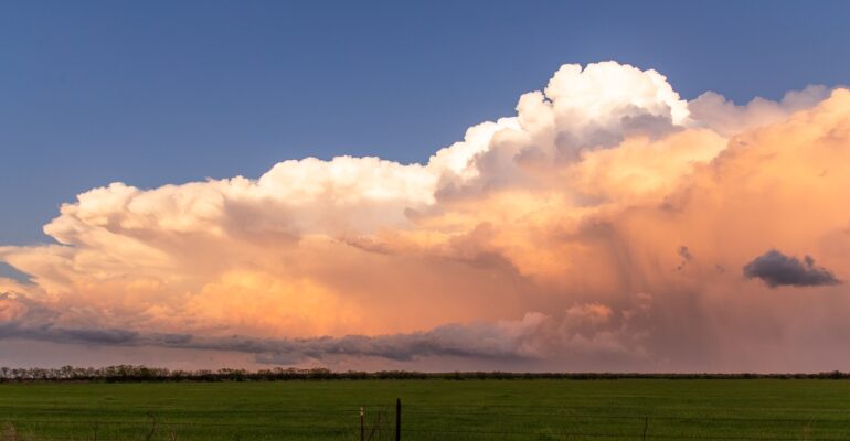 Supercell near the town of Albany, TX on April 11, 2020