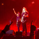 Jerry Cantrell and William DuVall perform on stage at Dos Equis Pavilion on Septemer 16, 2022