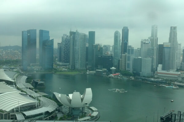 Overlooking Singapore Sports Hub