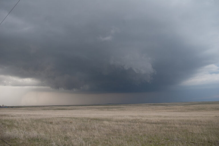 Supercell and snake in Eastern Wyoming