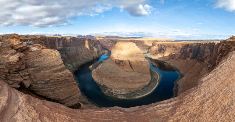 Panoramic View of the Horseshoe Bend