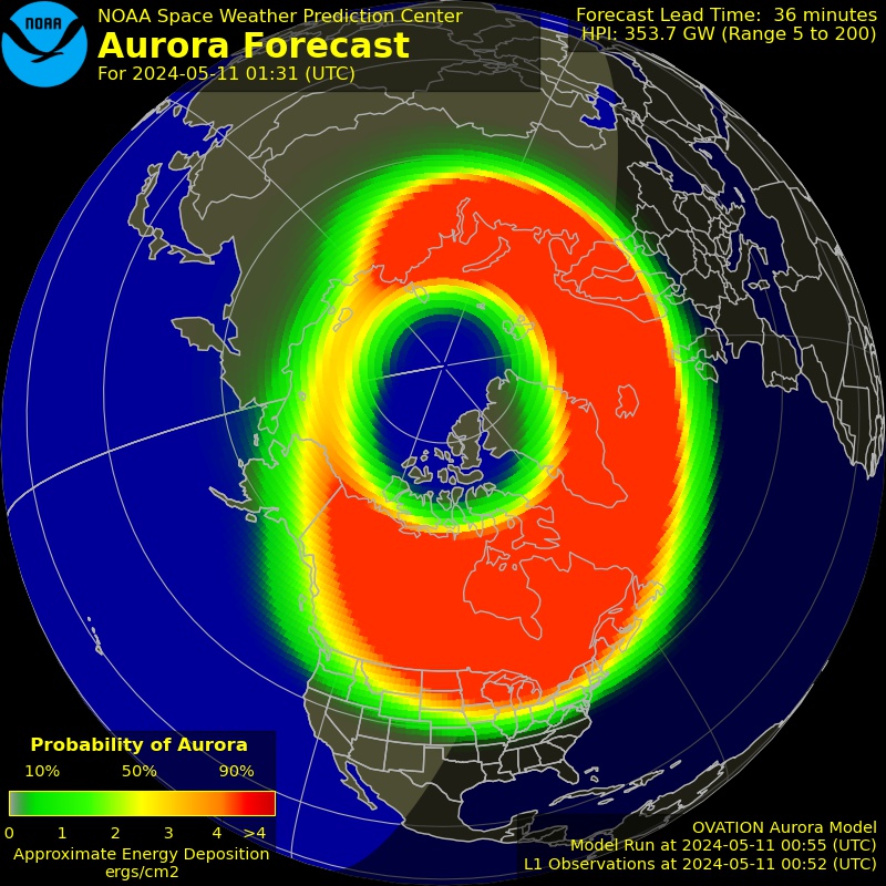 Aurora Forecast Oval