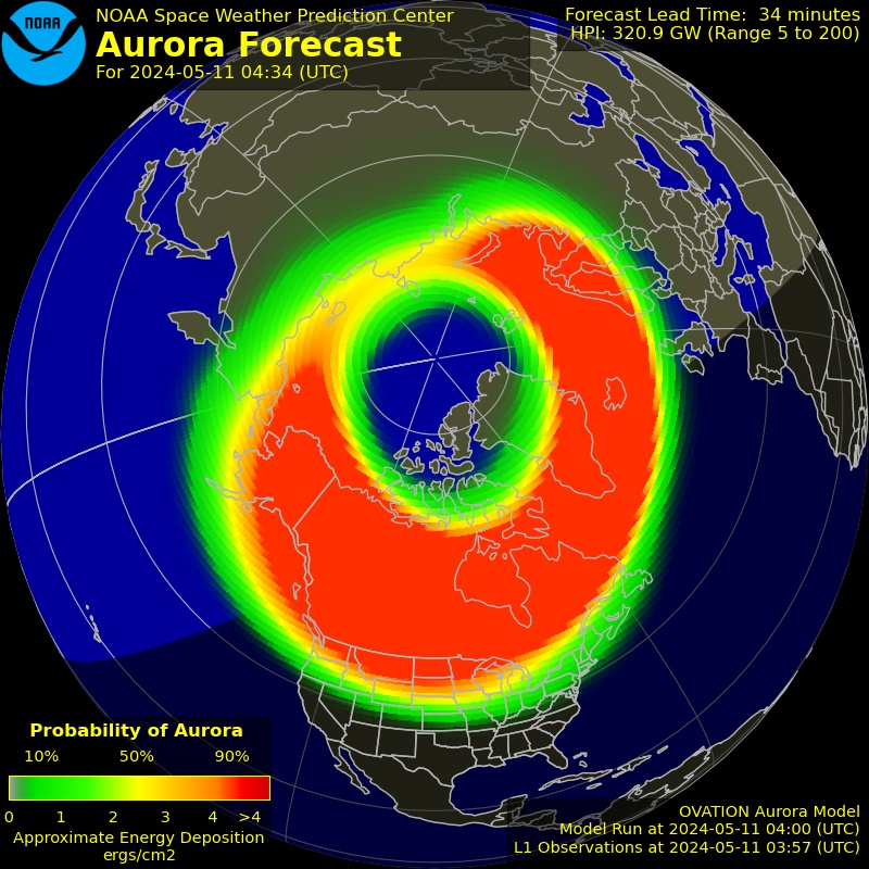 Aurora Forecast Oval