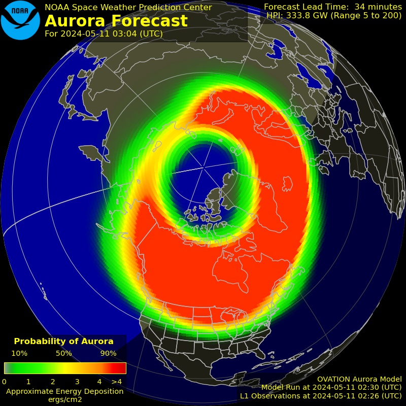 Aurora Forecast Oval