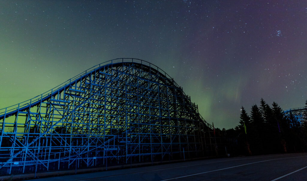Auroras over Michigans Adventure